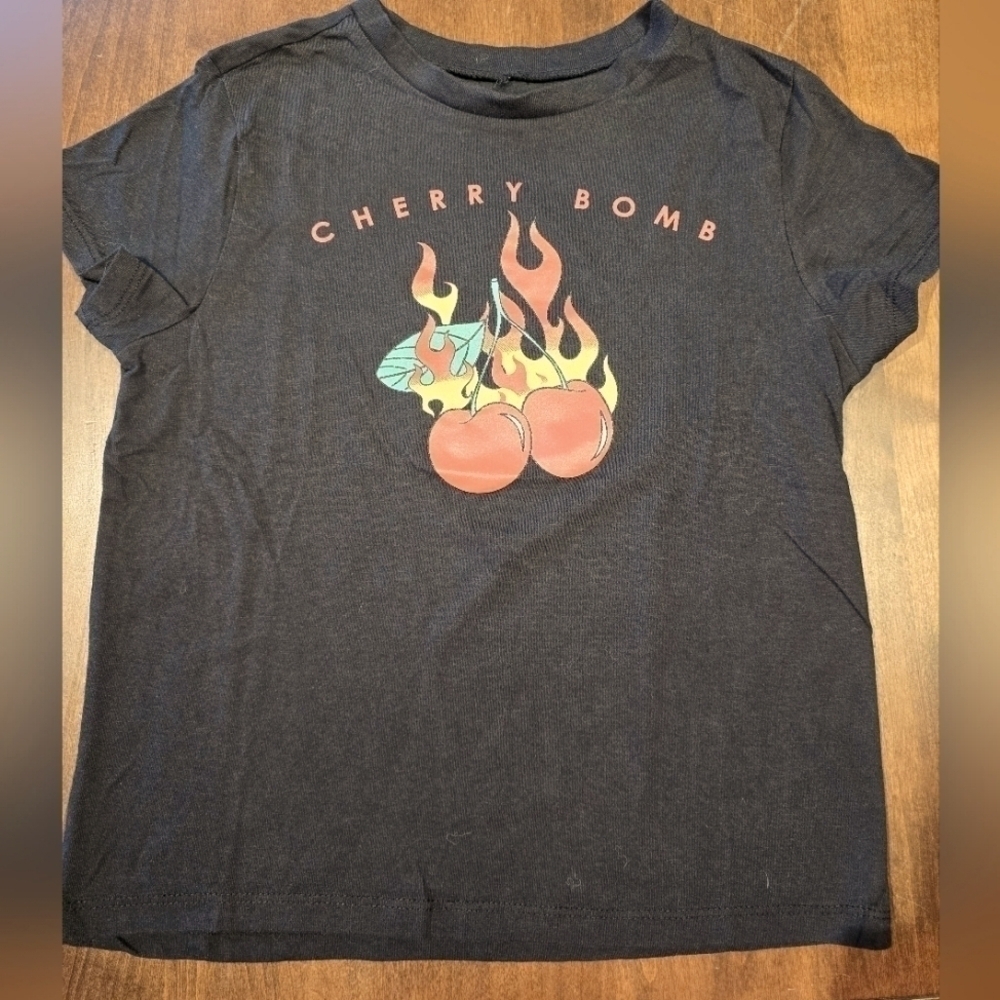 Cherry Bomb black T-shirt
